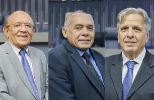 Edson Melo, Zé Nito e Renato Beger (Foto: Câmara Municipal de Teresina)