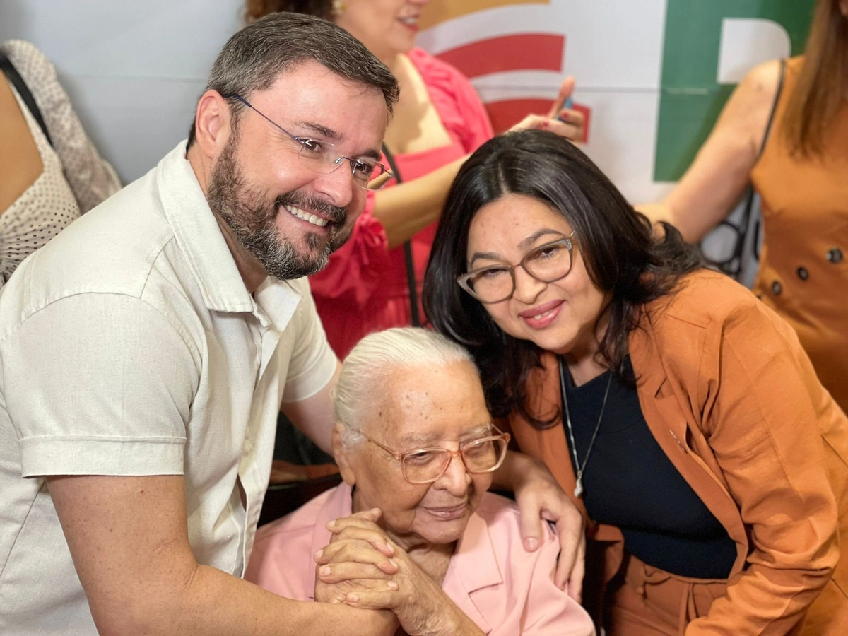 Fábio Novo e parentes de Francisca Trindade