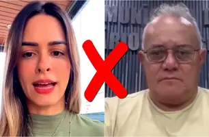 Gessy Lima registra boletim de ocorrência contra 'babão' do prefeito Dr. Pessoa (Foto: Reprodução)