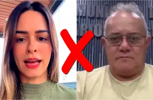 Gessy Lima registra boletim de ocorrência contra 'babão' do prefeito Dr. Pessoa (Foto: Reprodução)