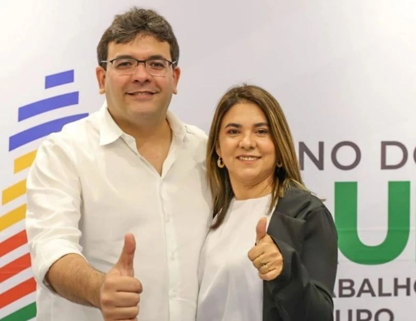 Governador Rafael Fonteles e Nadia Alencar