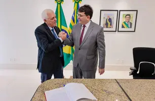 Governador transmite cargo para Themístocles Filho pela 7ª vez e viaja para Dubai (Foto: Reprodução)
