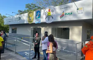 Governo inaugura nova Unidade Integrada de Segurança Pública na zona Norte de THE (Foto: Tiago Moura/Conecta Piauí)