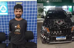 Homem é preso por tentativa de homicídio após ofensas contra mãe em Parnaíba (Foto: Reprodução)