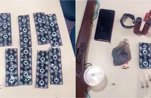 Homem foi preso por policiais militares (Foto: Reprodução)