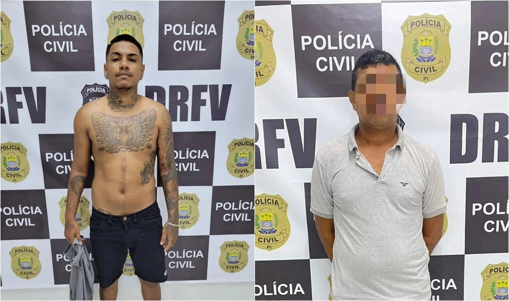 Homens presos pela Polícia Civil