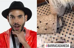 Blogueiro Hugo Gloss compra peças de artesanato piauiense e elogia itens