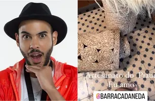 Hugo Gloss e artesanato piauiense (Foto: Reprodução)