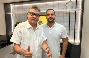 João Madison e João Madison Filho em vista ao Conecta Piauí (Foto: Jhone Sousa)