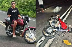 Jovem morre após colidir motocicleta em ônibus de turismo em Luís Correia (Foto: Reprodução)