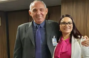 Luis Paulo e Dinair Veloso (Foto: Reprodução)