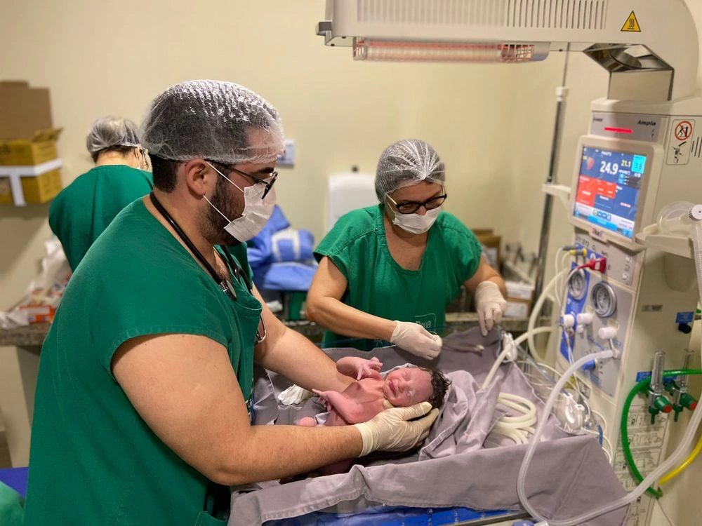 Nasce primeiro bebê na Nova Maternidade Dona Evangelina Rosa em Teresina