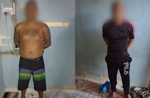 Operação policial prende dupla suspeita de roubos e tráfico de drogas em Parnaíba (Foto: Reprodução)