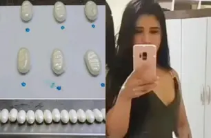 Piauiense é presa com drogas nas partes íntimas ao tentar embarcar para a Europa (Foto: Reprodução)