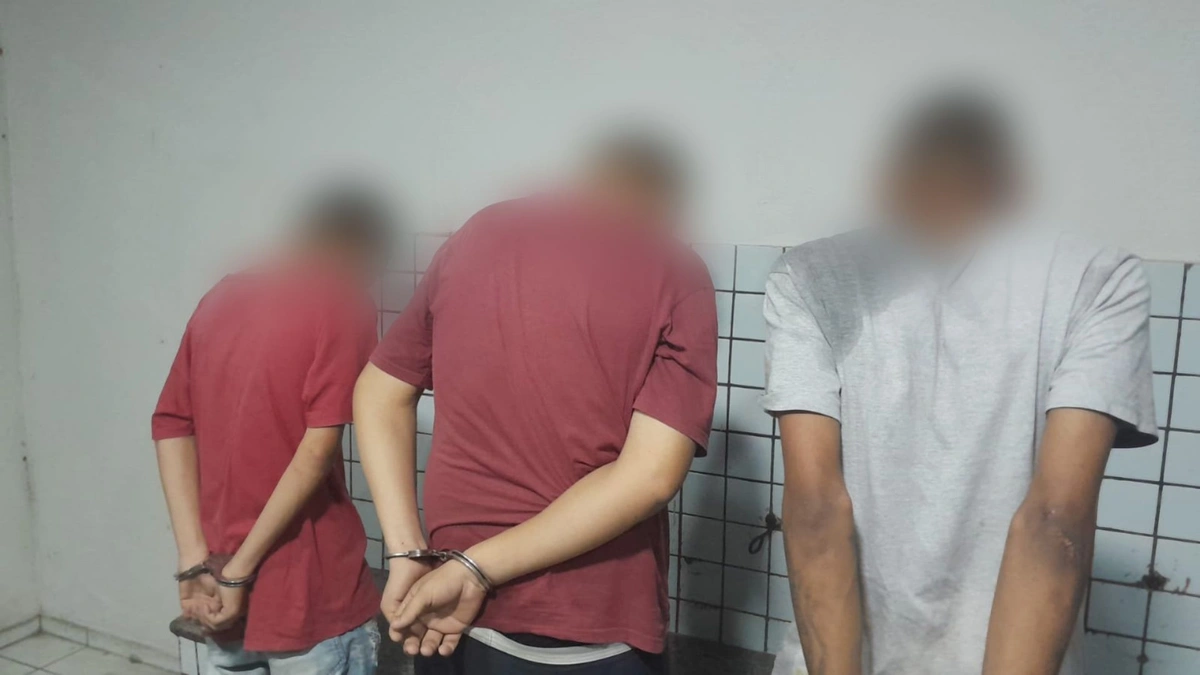 Polícia apreende quadrilha de menores de idade suspeitos de roubos em Teresina