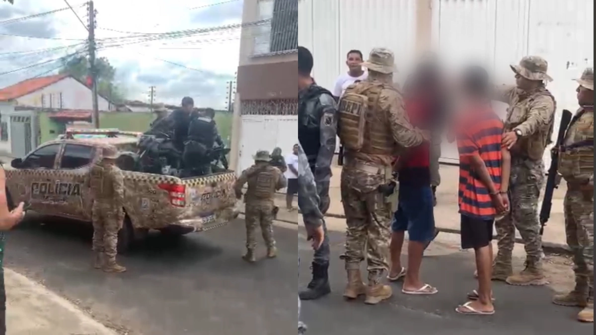 Polícia prende dupla que tentou assaltar delegado aposentado em Teresina