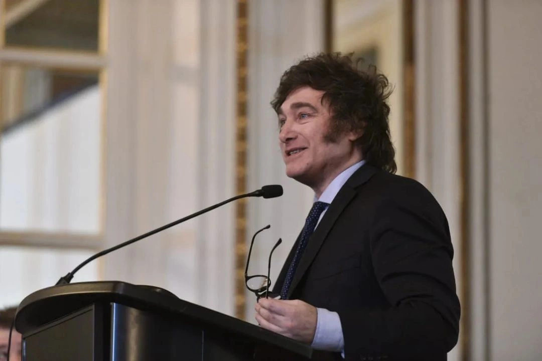 Presidente eleito Javier Milei