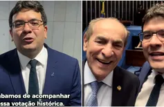 Rafael Fonteles acompanha votação e comemora reforma tributária em Brasília