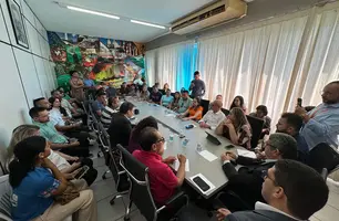Sesapi realiza reunião para discutir melhorias na saúde no Vale do Rio Itaim (Foto: Eduardo Amorim/Conecta Piauí)