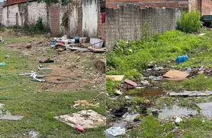 Situação da rua Desembargador José Lourenço (Foto: Josué Melo / Conecta Piauí)