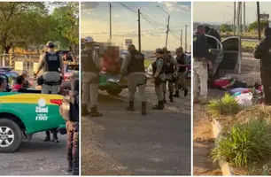 Trio é preso com armas e drogas após fugir de barreira da polícia em Floriano (Foto: Conecta Piauí)