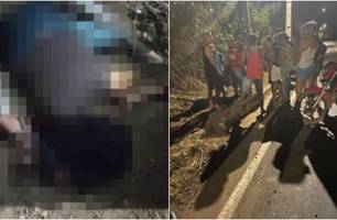 Acidente deixa mulher morta e homem gravemente ferido (Foto: Reprodução)
