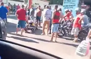 Acidente entre motociclista e ciclista é registrado em Campo Maior (Foto: Reprodução/Campo Maior em Foco)