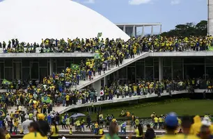 Atos golpistas de 8 de janeiro (Foto: Reprodução/Marcelo Camargo/Agência Brasil)
