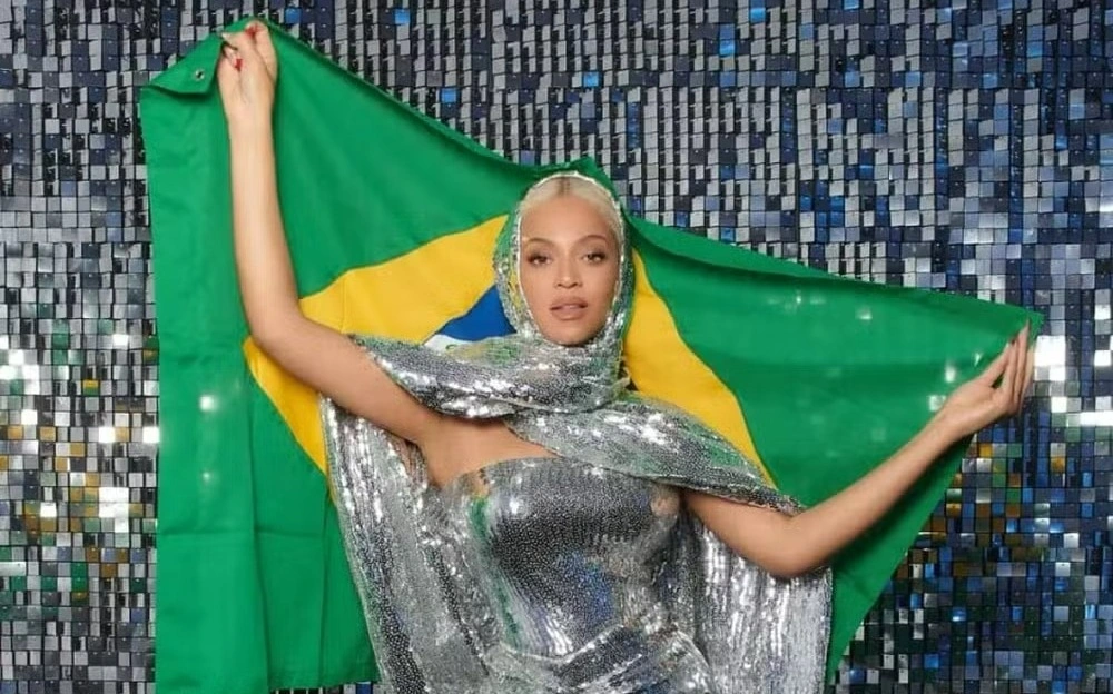 Beyoncé em passagem pelo Brasil