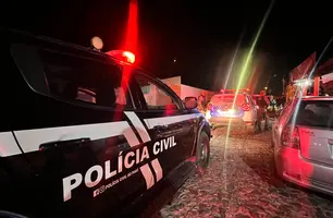 Cerca de 40 policiais participaram da operação Silêncio e Paz em Parnaíba (Foto: Reprodução)