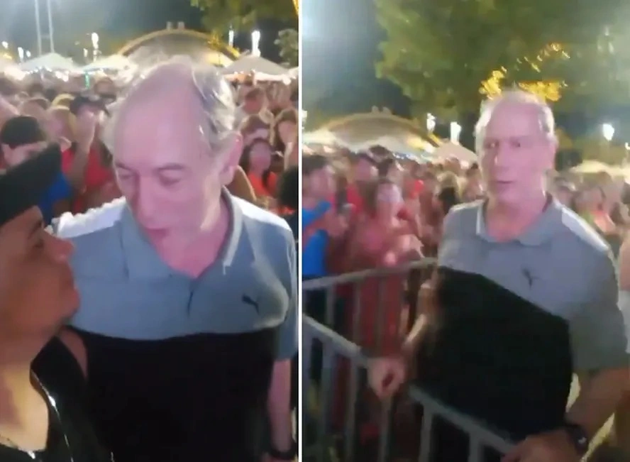 Ciro Gomes dá tapa na cara de homem após ser chamado de ‘bandido’
