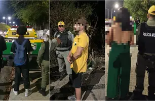 Conduções realizadas pela polícia (Foto: Reprodução)