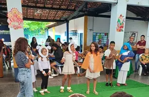 'Curtição literária' encerra programação festiva em escola de Teresina (Foto: Reprodução)