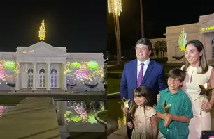 Decoração natalina no Palácio de Karnak é lançada em evento prestigiado (Foto: Tiago Moura / Conecta Piauí)