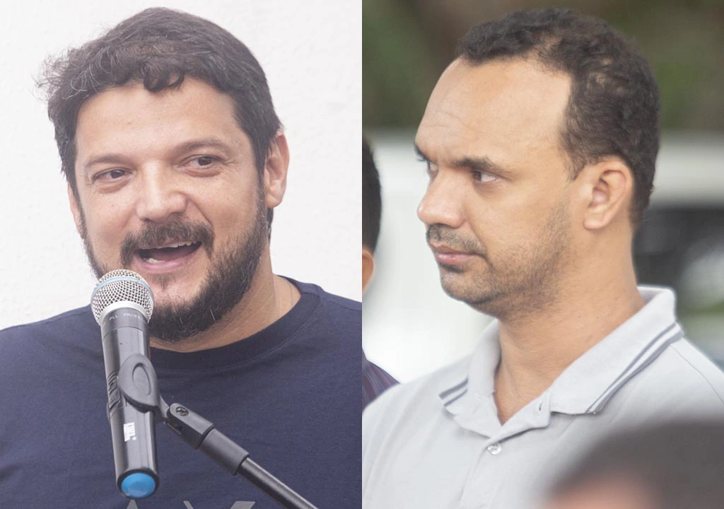 Dr. Talles e Fábio Roberto, pré-candidatos a prefeito de Beneditinos-Pi