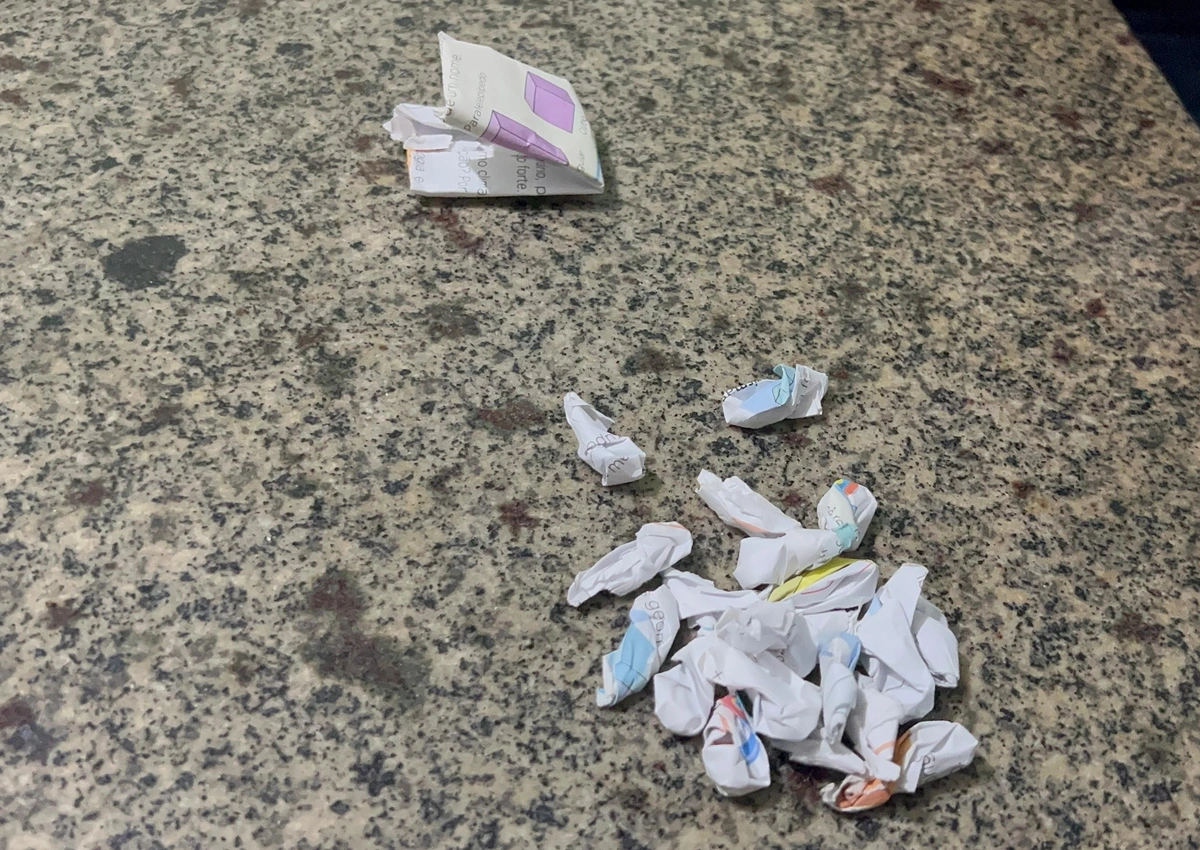 Droga apreendida em Parnaíba