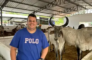 Fazenda Mata Velha se destaca com força do rebanho leiteiro na Expoapi 2023 (Foto: Stefanny  Sales / Conecta Piauí)