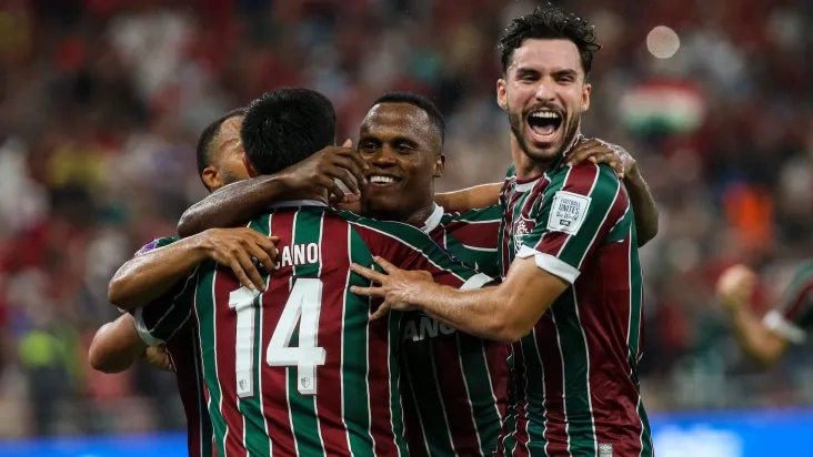 Fluminense comemora vaga para final do Mundial de Clubes