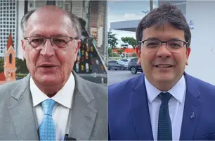 Geraldo Alckmin e Rafael Fonteles (Foto: Reprodução)