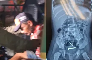 Homem é preso suspeito de estuprar filha de um ano e esposa no Piauí (Foto: Reprodução)