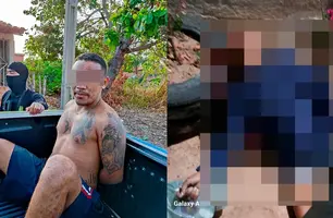 Homem é preso suspeito de matar mãe um mês após ter matado o filho no Piauí (Foto: Reprodução)