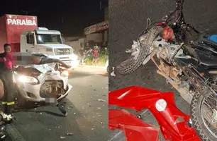 Homem fica gravemente ferido em cima de carro após acidente na BR-316, em Timon (Foto: Reprodução)