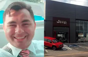 Homem morre após cair do telhado de uma concessionária de veículos em Parnaíba (Foto: Reprodução)