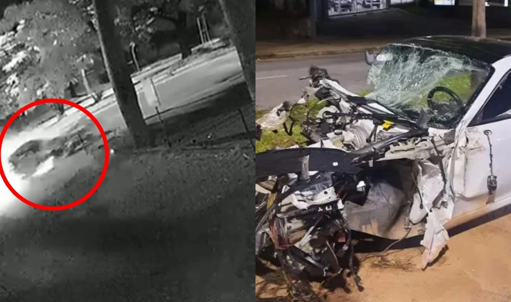 Homem morre em grave acidente com carro de luxo que estava a 250 km por hora