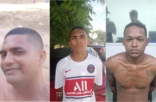 Indivíduos presos pela Polícia Civil (Foto: Reprodução)