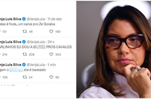 Janja é hackeada no X e perfil posta xingamentos obscenos (Foto: Reprodução)