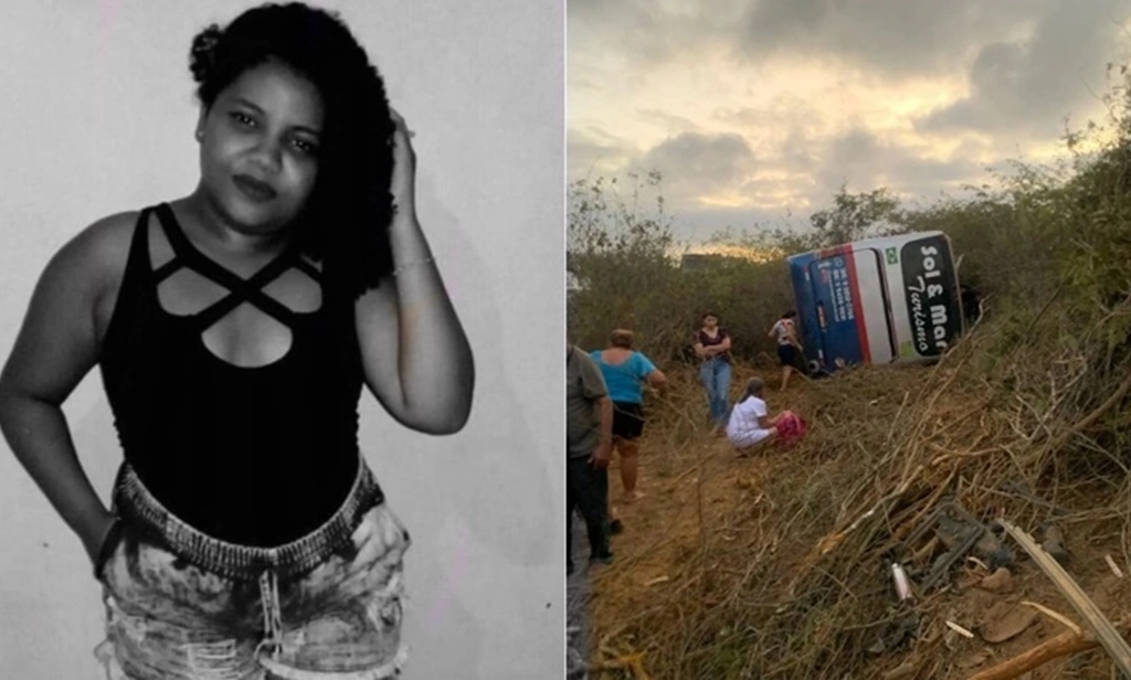 Jovem morre após ônibus com romeiros de Teresina tombar em Pernambuco