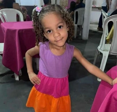 Menina tinha quatro anos