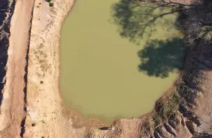 Mini barragem em São Félix do Piauí (Foto: Josué Melo / Conecta Piauí)