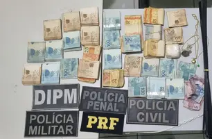 Mulher acusada de tráfico de drogas é presa com cerca de R$ 30 mil em Parnaíba (Foto: Reprodução)